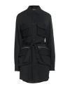 Dsquared2 Woman Mini Dress Black Size 6 Acetate, Silk In Black