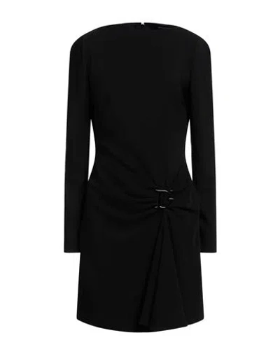 Dsquared2 Woman Mini Dress Black Size 6 Polyester, Elastane