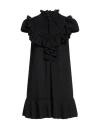 Dsquared2 Woman Mini Dress Black Size 8 Polyester In Black