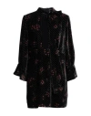 Dsquared2 Woman Mini Dress Black Size 6 Viscose, Silk In Black