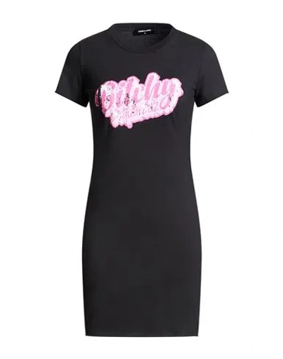 Dsquared2 Woman Mini Dress Black Size L Cotton