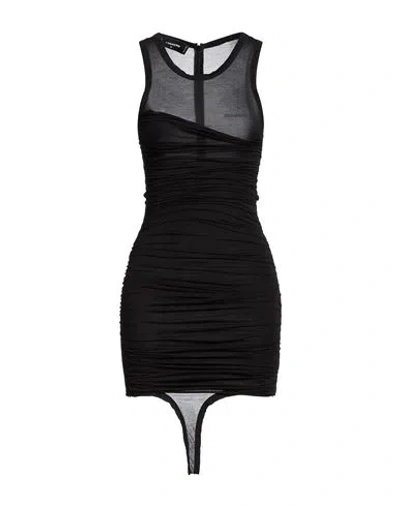 Dsquared2 Woman Mini Dress Black Size L Modal