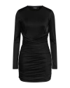 Dsquared2 Woman Mini Dress Black Size L Viscose