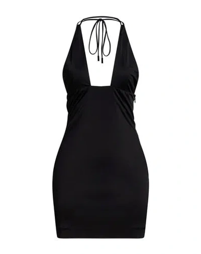 Dsquared2 Woman Mini Dress Black Size L Viscose