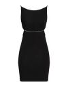 Dsquared2 Woman Mini Dress Black Size M Viscose In Black