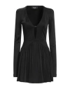 Dsquared2 Woman Mini Dress Black Size M Viscose In Black