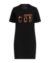 Dsquared2 Woman Mini Dress Black Size S Cotton In Black