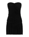 Dsquared2 Woman Mini Dress Black Size S Viscose, Polyamide, Elastane In Black