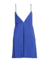 Dsquared2 Woman Top Bright Blue Size M Viscose In Blue