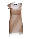 Dsquared2 Short Dresses In Beige