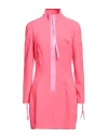 Dsquared2 Woman Mini Dress Fuchsia Size 6 Polyester In Pink