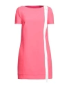 Dsquared2 Woman Mini Dress Fuchsia Size 6 Polyester, Polyurethane In Pink