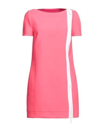 Dsquared2 Woman Mini Dress Fuchsia Size 6 Polyester, Polyurethane In Pink