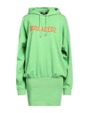 Dsquared2 Woman Mini Dress Green Size S Cotton, Elastane