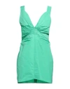 Dsquared2 Woman Mini Dress Light Green Size 6 Polyester