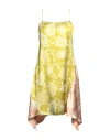 Dsquared2 Woman Mini Dress Light Green Size 8 Polyester In Green