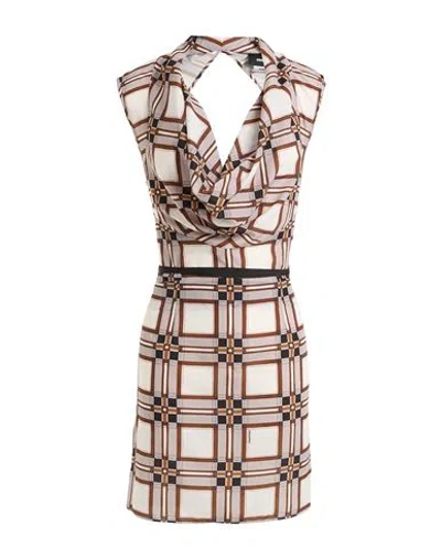 Dsquared2 Woman Mini Dress Light Grey Size 8 Polyester In Gray