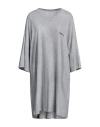 Dsquared2 Woman Mini Dress Light Grey Size M Cotton, Viscose In Grey