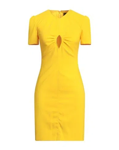Dsquared2 Woman Mini Dress Mandarin Size 2 Polyester, Elastane