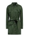 Dsquared2 Woman Mini Dress Military Green Size 10 Cotton, Elastane In Green