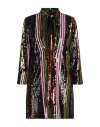 Dsquared2 Dsquared Multicolor Sequins Mini Dress In Green