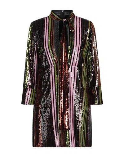 DSQUARED2 DSQUARED2 WOMAN MINI DRESS MILITARY GREEN SIZE 4 POLYESTER