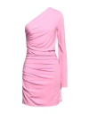 Dsquared2 Woman Mini Dress Pink Size M Viscose In Pink