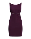 Dsquared2 Woman Mini Dress Purple Size L Viscose