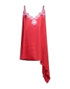 Dsquared2 Woman Mini Dress Red Size 10 Viscose, Polyamide, Cotton In Red
