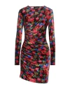 Dsquared2 Woman Mini Dress Red Size M Viscose, Polyamide In Red