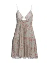 Dsquared2 Short Dresses In Beige