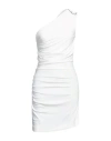 Dsquared2 Woman Mini Dress White Size L Viscose In White