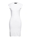 Dsquared2 Woman Mini Dress White Size S Viscose, Polyester