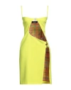Dsquared2 Woman Mini Dress Yellow Size 2 Polyester In Yellow