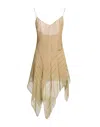 Dsquared2 Short Dresses In Yellow