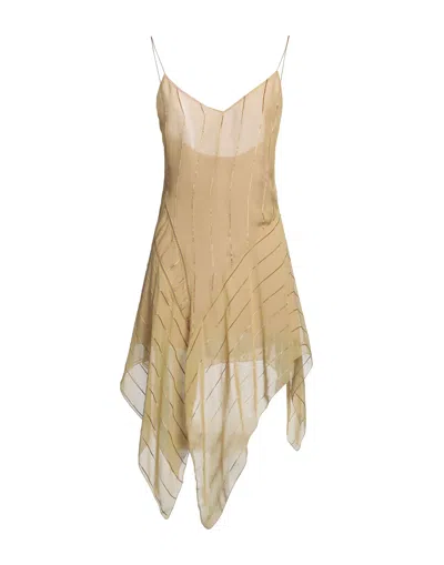Dsquared2 Short Dresses In Yellow