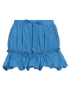 Dsquared2 Woman Mini Skirt Azure Size 2 Polyester In Blue