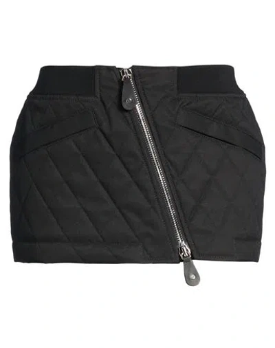 Dsquared2 Woman Mini Skirt Black Size 0 Polyester