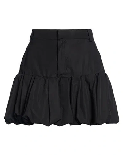 Dsquared2 Woman Mini Skirt Black Size 10 Cotton