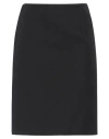 Dsquared2 Woman Mini Skirt Black Size 8 Virgin Wool, Polyamide, Cotton In Black
