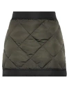 Dsquared2 Woman Mini Skirt Dark Green Size 6 Polyamide In Green