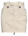 Dsquared2 Mini Skirts In Beige
