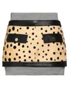 Dsquared2 Mini Skirts In Beige