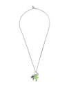 Dsquared2 Woman Necklace Acid Green Size - Metal In Green