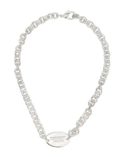 Dsquared2 Woman Necklace Silver Size - Metal