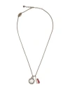 Dsquared2 Woman Necklace Silver Size - Tin Alloy, Brass In Silver