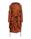 Dsquared2 Woman Overcoat Tan Size 2 Polyamide In Brown