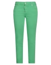 Dsquared2 Woman Pants Lime Green Size 8 Cotton, Elastane