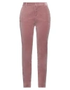 Dsquared2 Woman Pants Antique Rose Size 2 Cotton, Metal In Pink