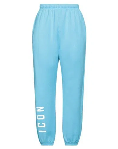 Dsquared2 Woman Pants Azure Size M Cotton In Blue